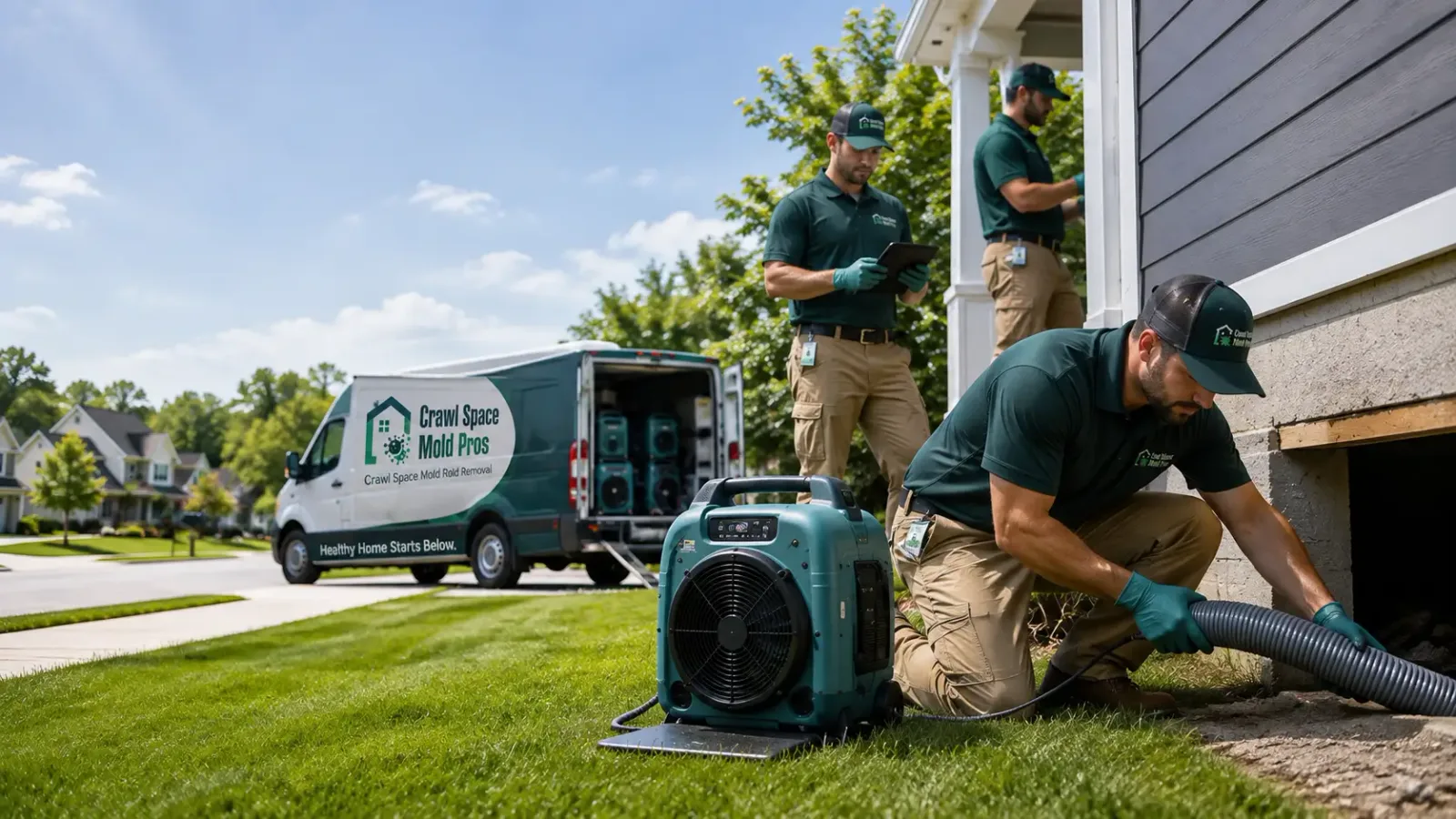 Crawl Space Mold Removal in Melvindale, MI